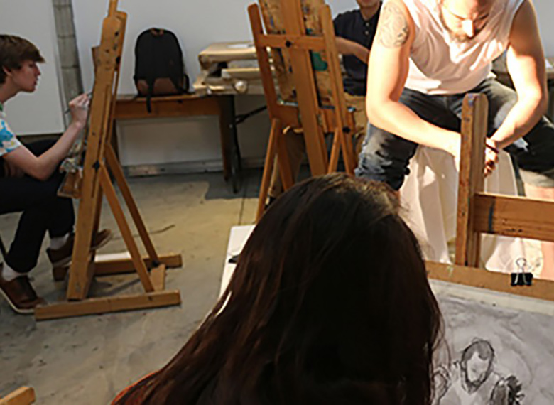 Fun-DaMentals of Drawing for adults class in Los Angeles, Echo Art Studio