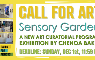 Call for Art: Sensory Garden Exhibition Jan 15-Feb 12, 2025