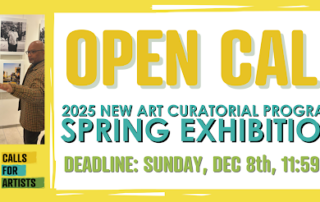 Open Call 2025 New Art Curatorial Program