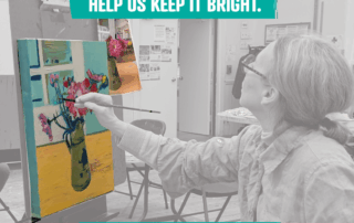 Don't let the color fade from the New Art Center!