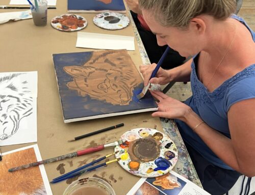 From Intro to Watercolor & Mixed Media Workshop Night 07/22