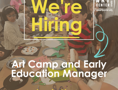 We’re Hiring: Art Camp and Early Education Manager